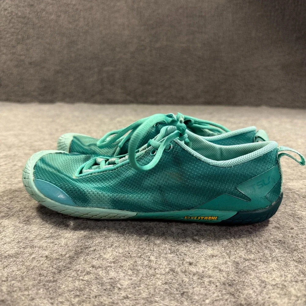 TSLA BareTrek Shoes Womens Size 8.5 Green Mesh Barefoot‎ Running Minimalist